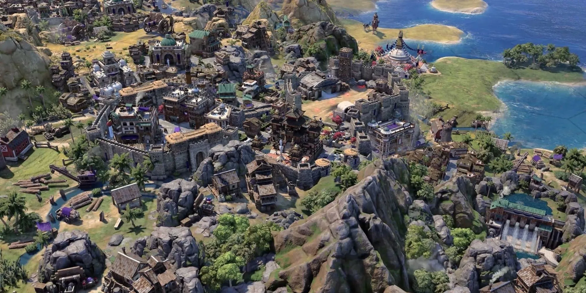 Các công trình đặc trưng của một nền văn minh trong Civilization 7.