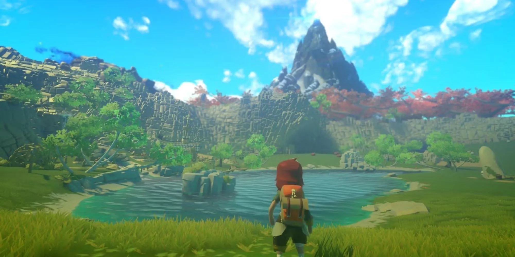 Cảnh quan tuyệt đẹp trong game Yonder The Cloud Catcher Chronicles