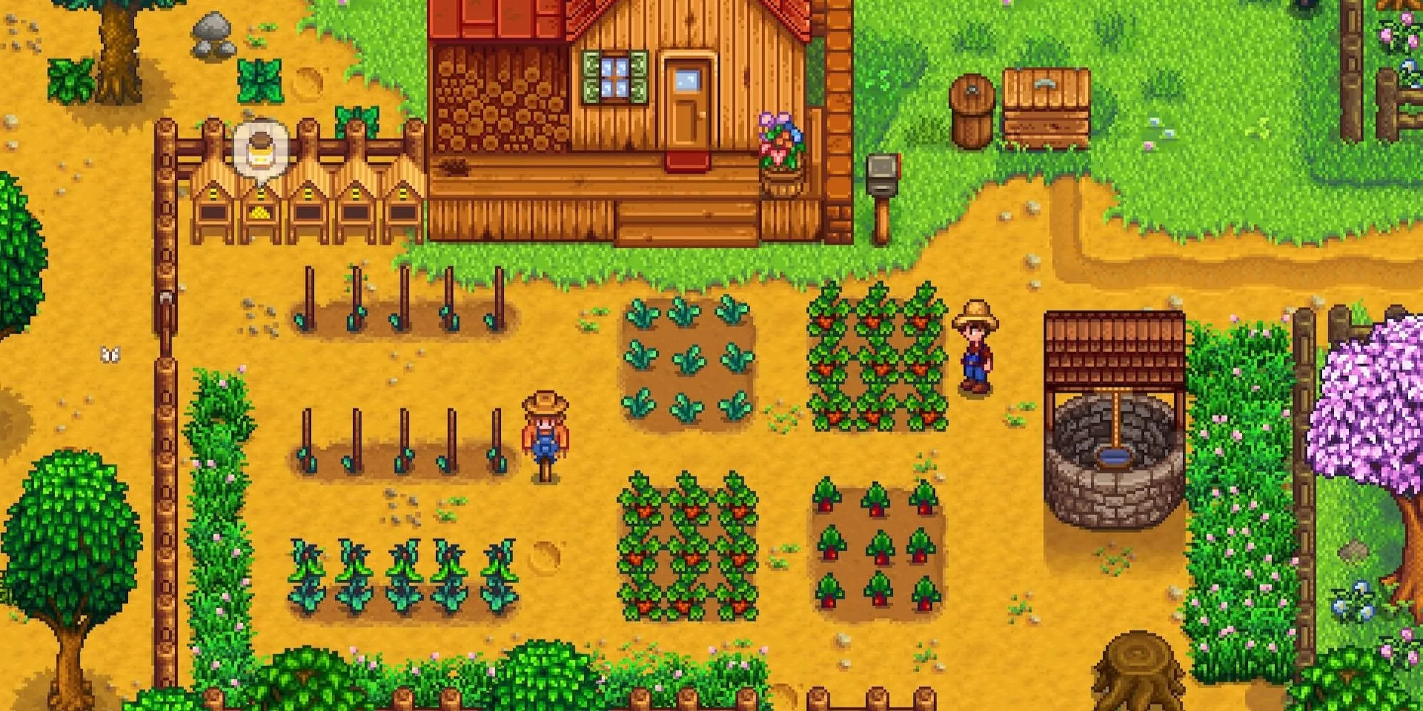 Chăm sóc trang trại trong Stardew Valley