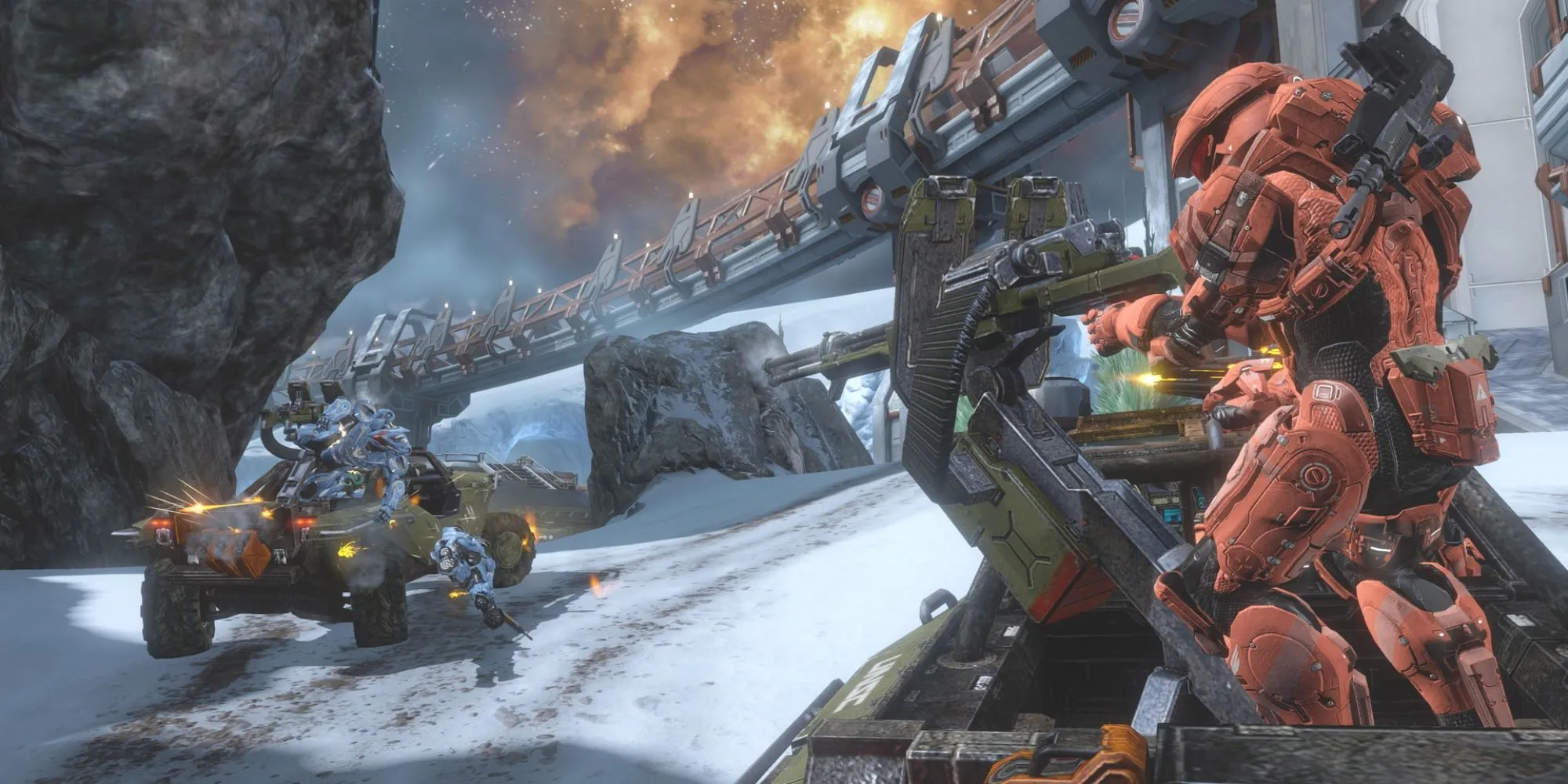 Hình ảnh Master Chief, nhân vật chính của series Halo, xuất hiện trong Halo 4