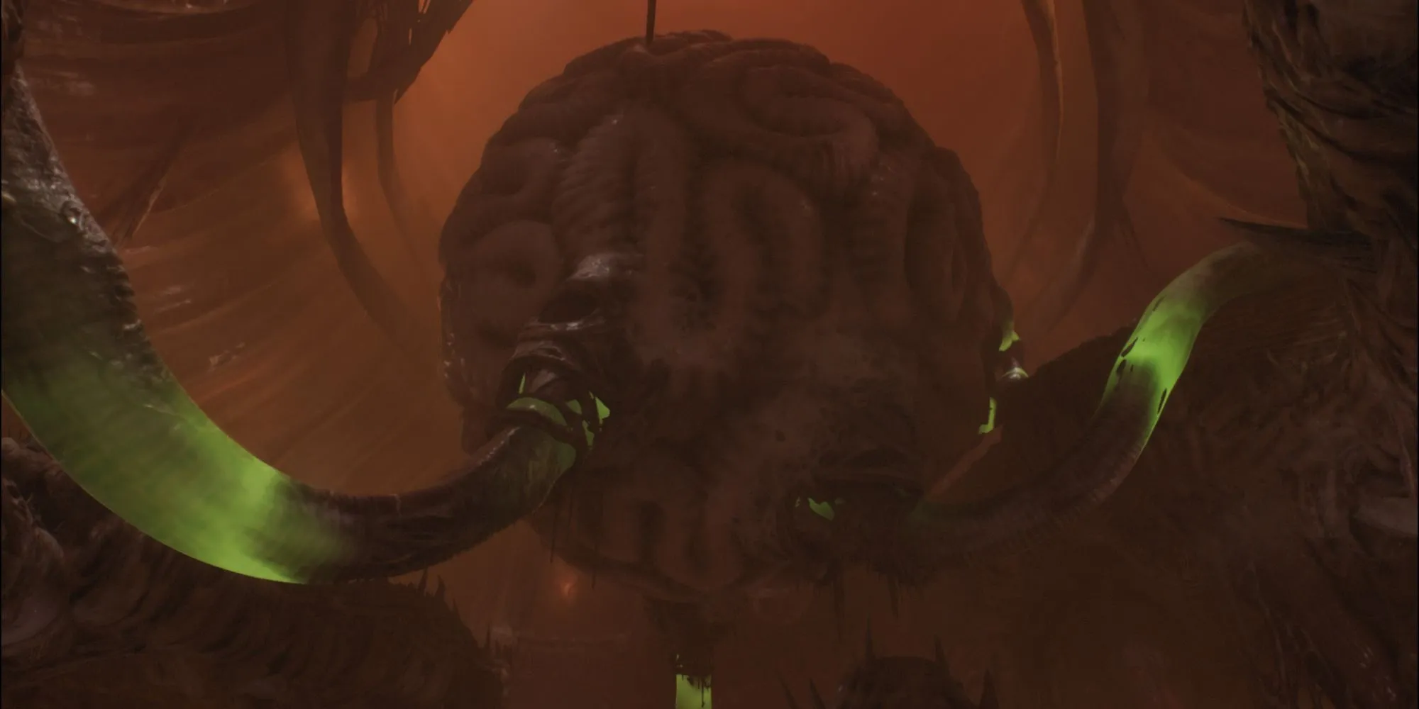 Môi trường sinh học bên trong quái vật khổng lồ ở chương Belly Of The Beast trong Doom The Dark Ages