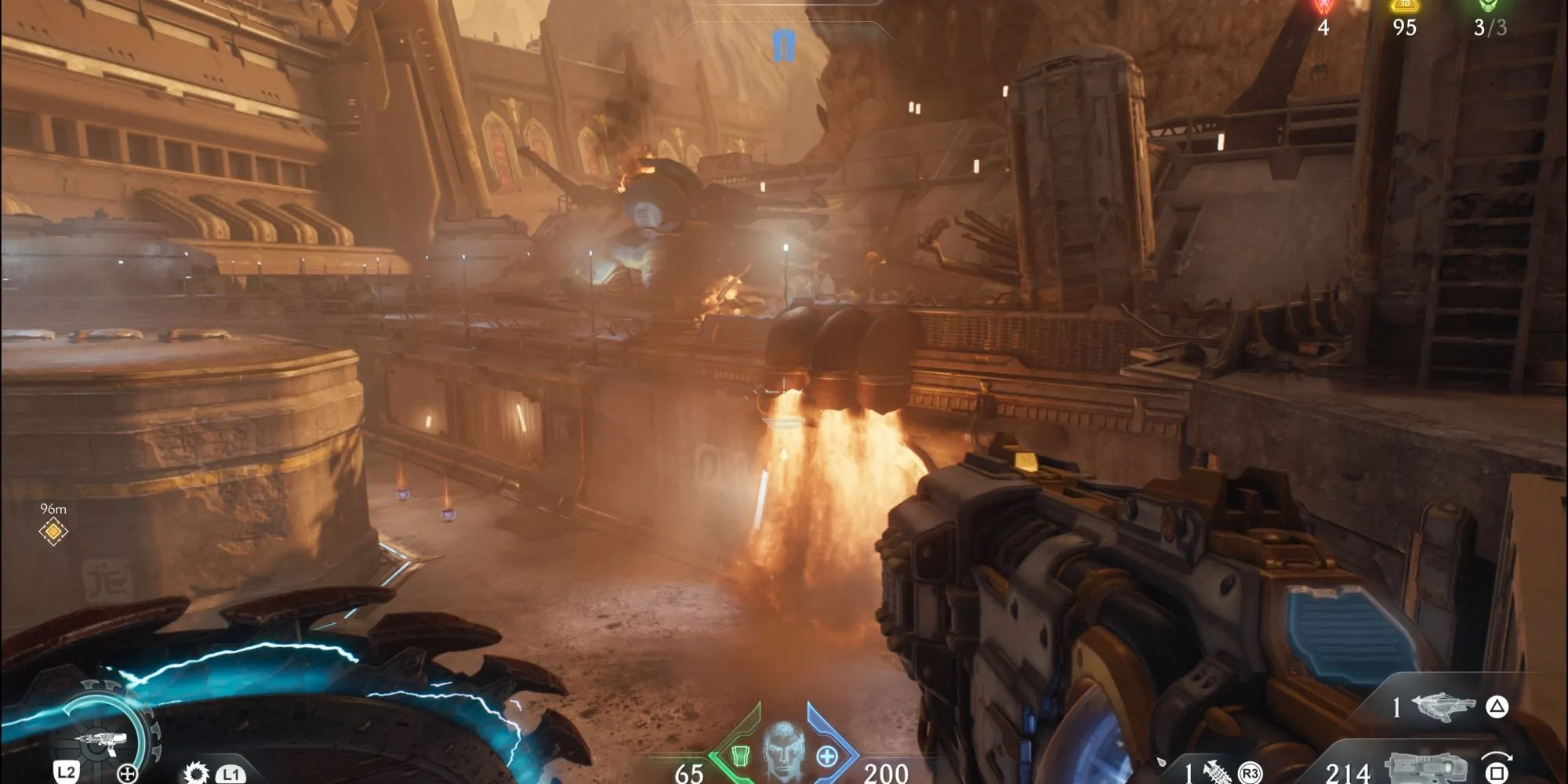 Thành phố Argenta Hebeth trong chương 2 game Doom The Dark Ages