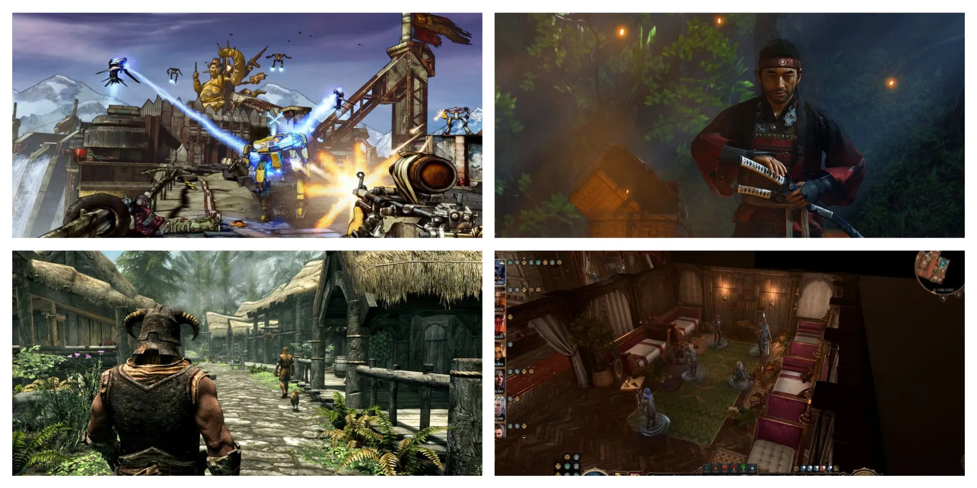 Tổng hợp hình ảnh từ các game có hệ thống loot hấp dẫn.