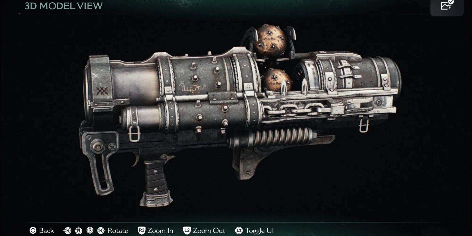 Vũ khí Grenade Launcher trong DOOM The Dark Ages