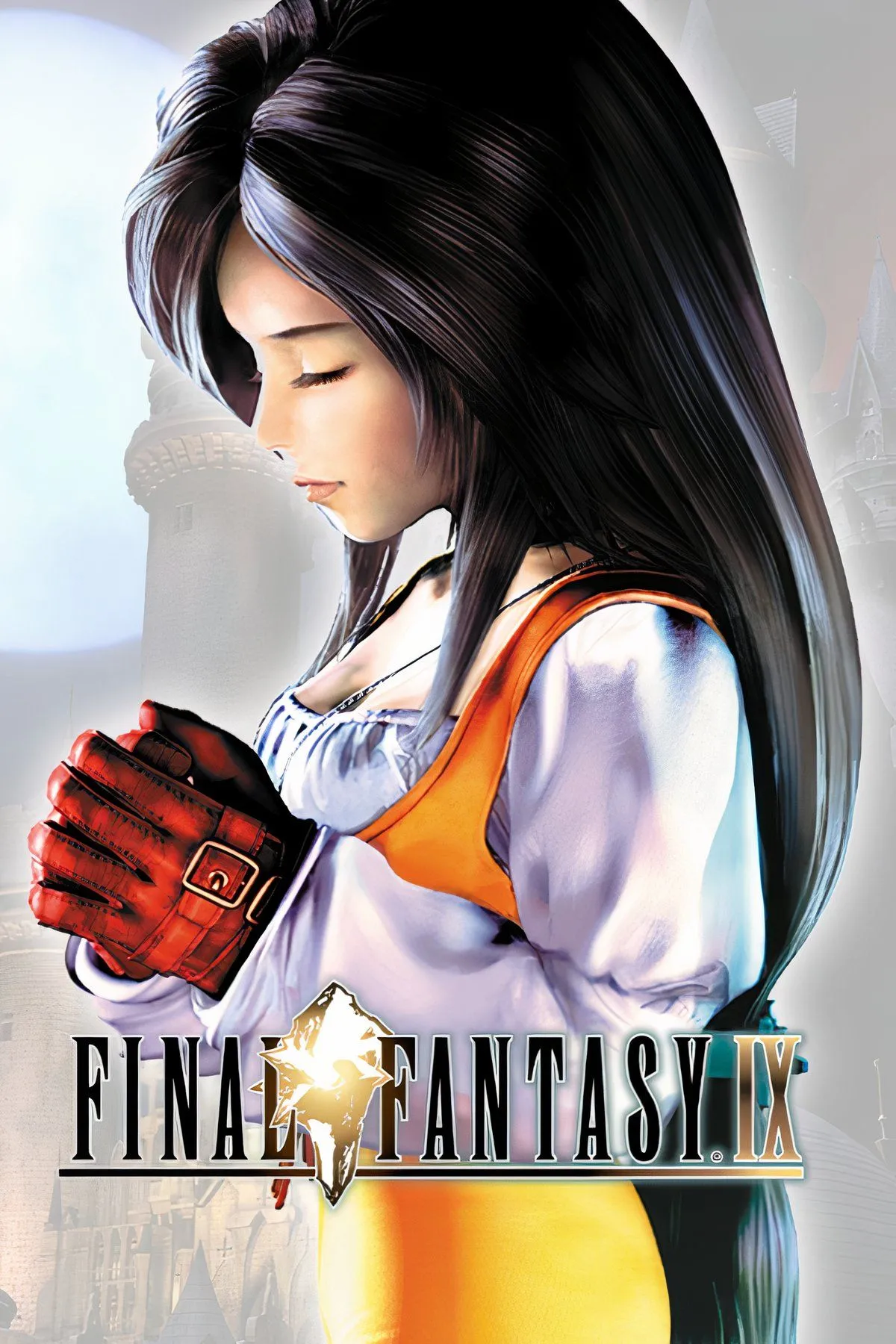 Ảnh bìa game Final Fantasy 9, gợi nhớ thành phố Alexandria với kiến trúc cổ tích và đồ họa pre-rendered đỉnh cao trên PS1.