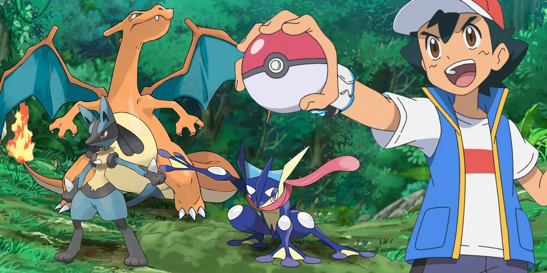 Ash Ketchum và Pikachu cùng nhau, thể hiện tình bạn và hành trình vĩ đại của họ
