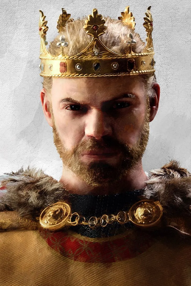 Bản đồ và các nhân vật hoàng gia trong Crusader Kings 3, một game đại chiến lược thời trung cổ