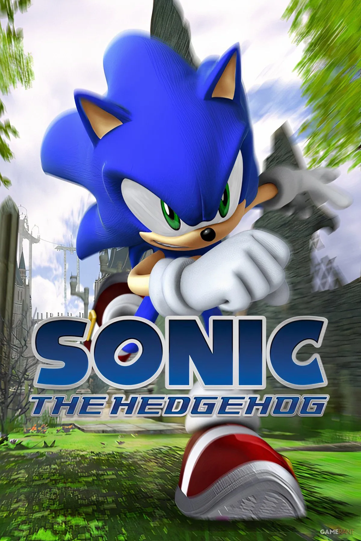 Bìa game Sonic the Hedgehog (2006), dù tai tiếng nhưng vẫn có dàn nhân vật ấn tượng.