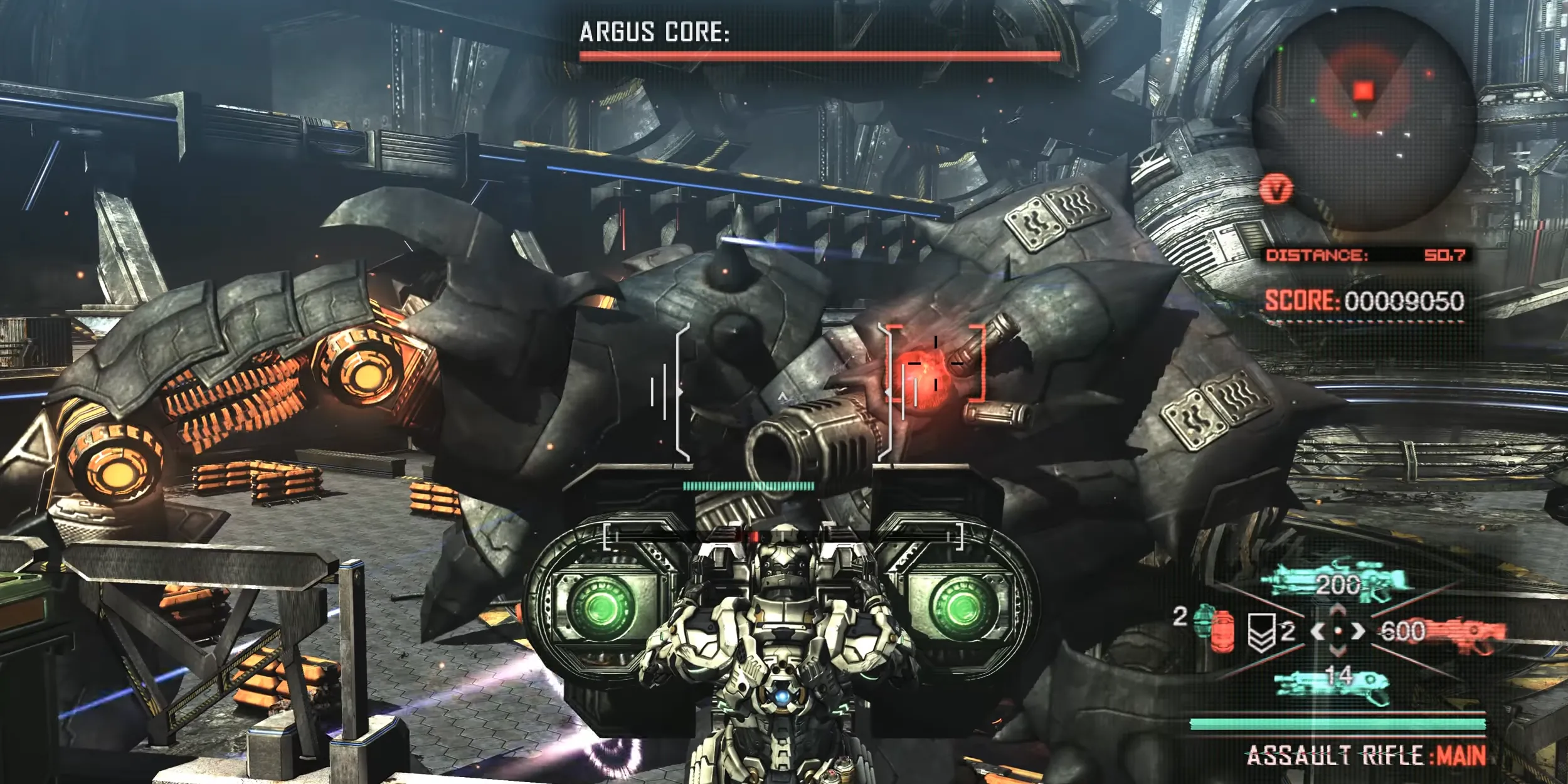 Boss Argus trong game Vanquish