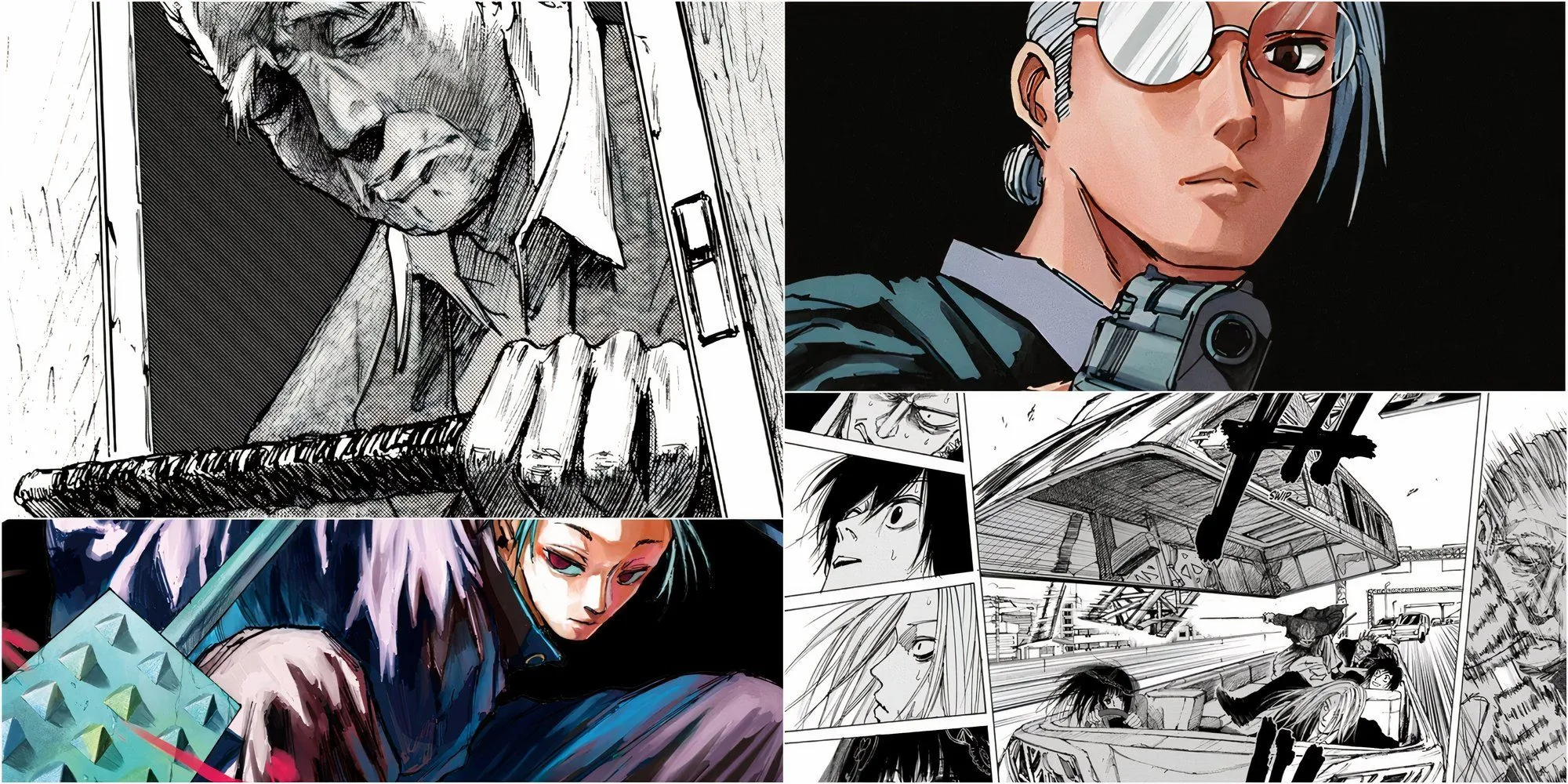 Các nhân vật mạnh mẽ trong Sakamoto Days, minh họa cho khả năng chuyển đổi sắc thái tinh tế của manga giữa hài hước và hành động