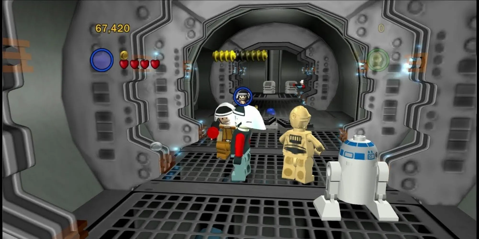 Cảnh trong game Lego Star Wars trên PS2