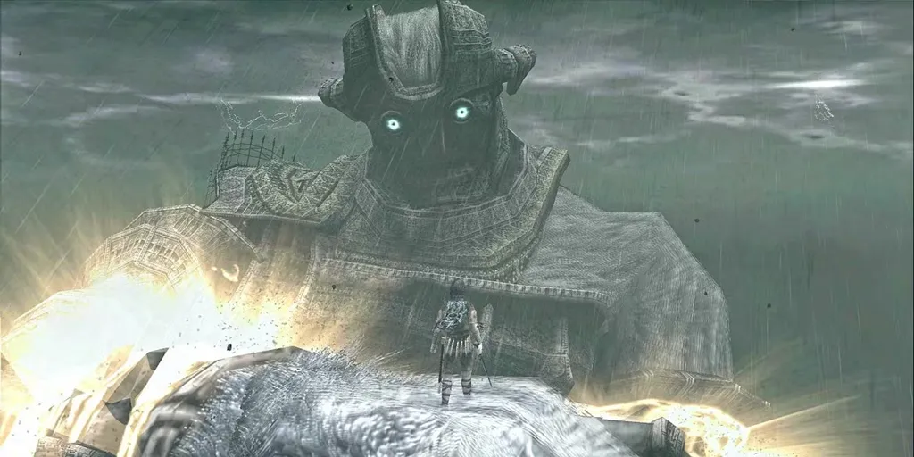 Colossi Malus khổng lồ trong tựa game Shadow of the Colossus