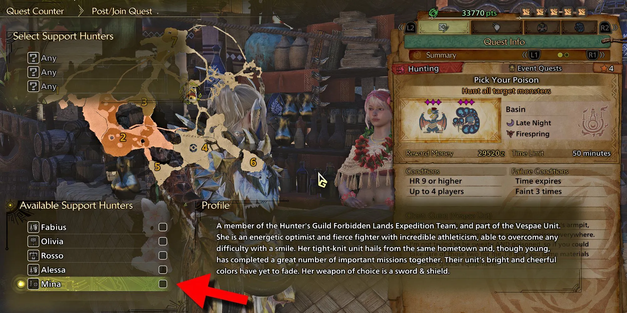 Mina, nữ thợ săn Kiếm &amp; Khiên mạnh mẽ sẵn sàng đồng hành cùng game thủ trong Monster Hunter Wilds