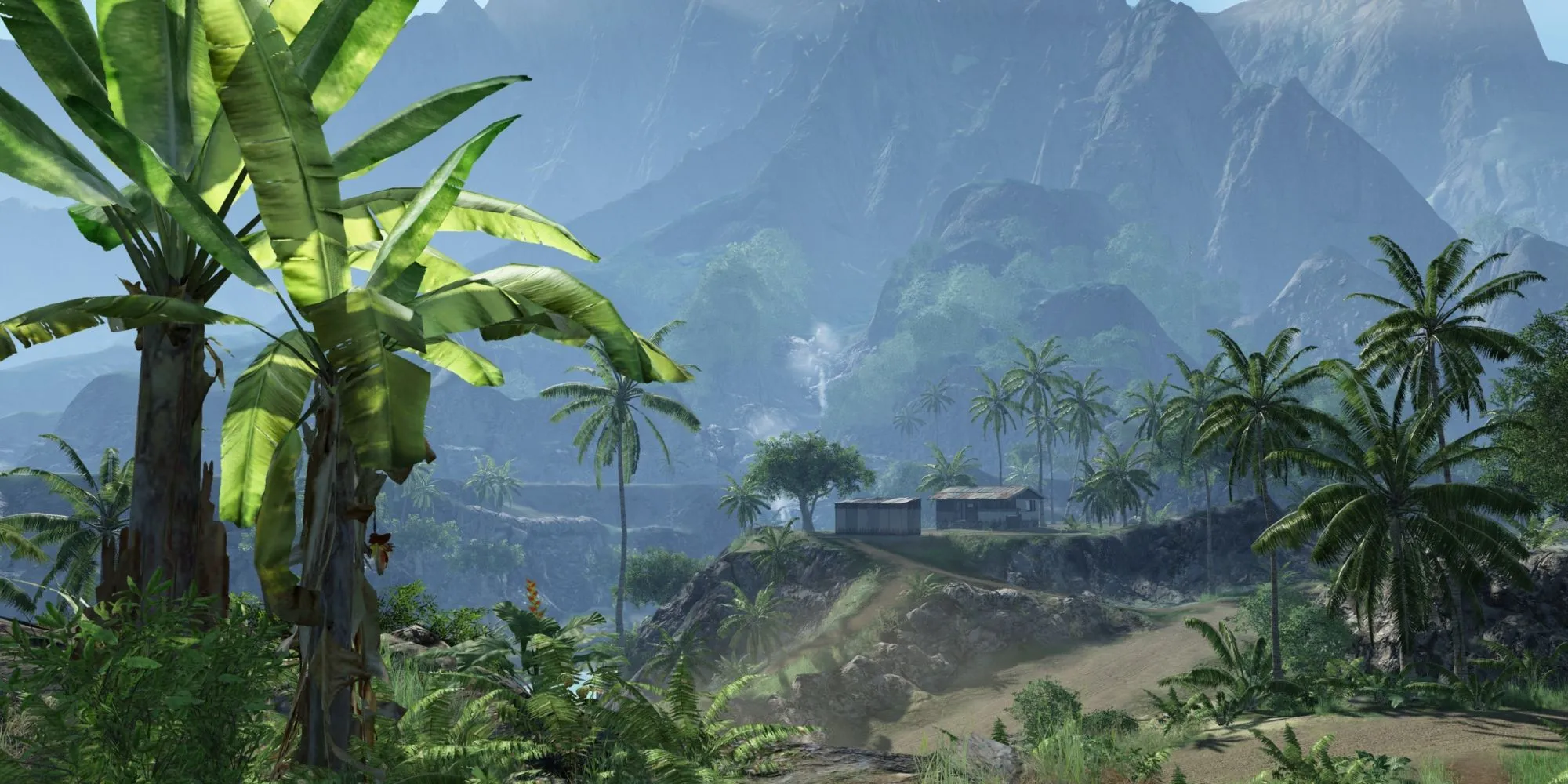 Môi trường rừng nhiệt đới chi tiết trong Crysis 2007 trên PC