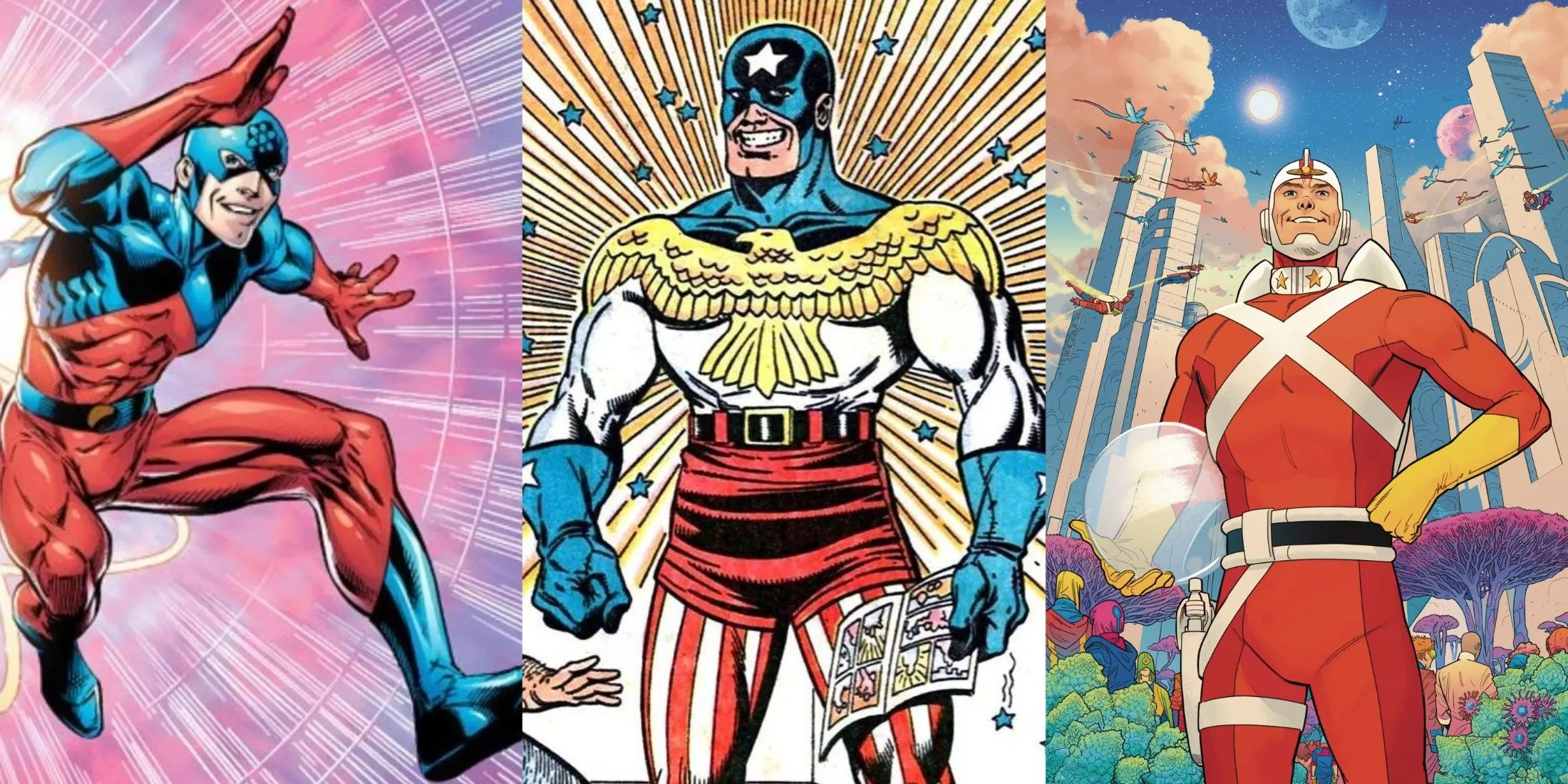 Những siêu anh hùng DC như The Atom, General Glory và Adam Strange, dù không sở hữu siêu năng lực vượt trội nhưng vẫn là phần quan trọng của vũ trụ DC