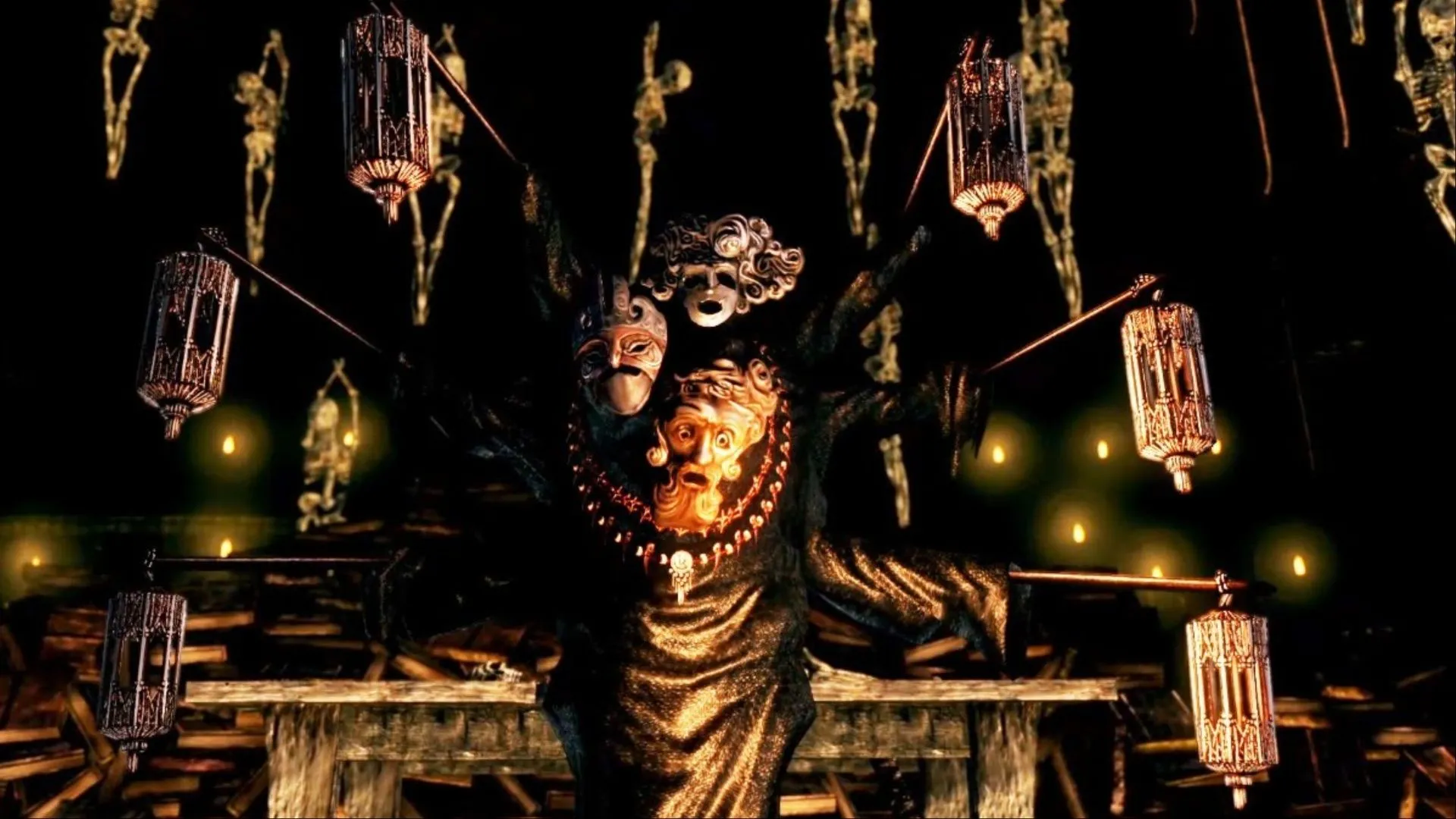 Pinwheel, boss dễ nhất nhì trong Dark Souls Remastered, đang chờ đợi người chơi trong Mê cung.
