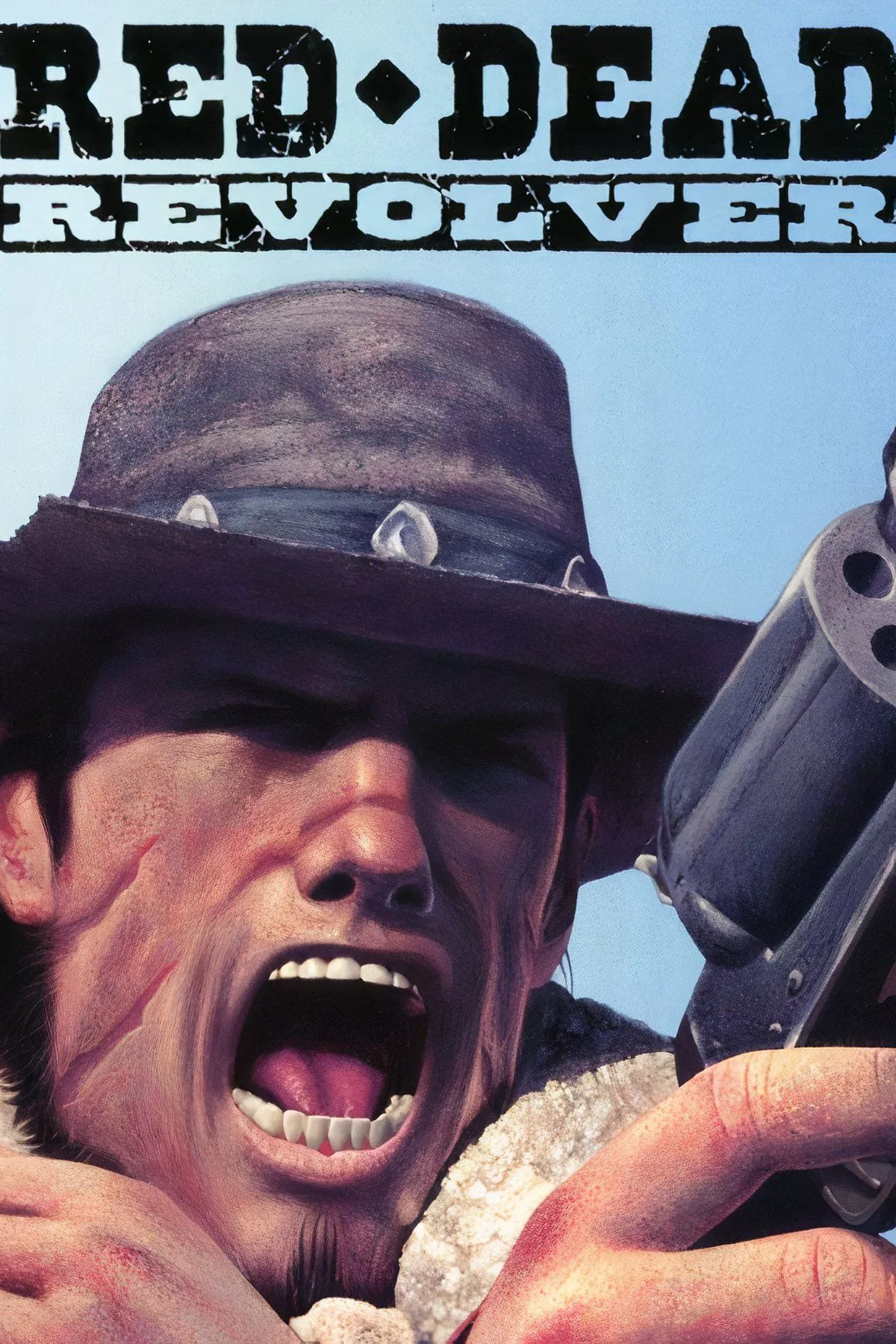 Red Harlow với khẩu súng lục trong Red Dead Revolver