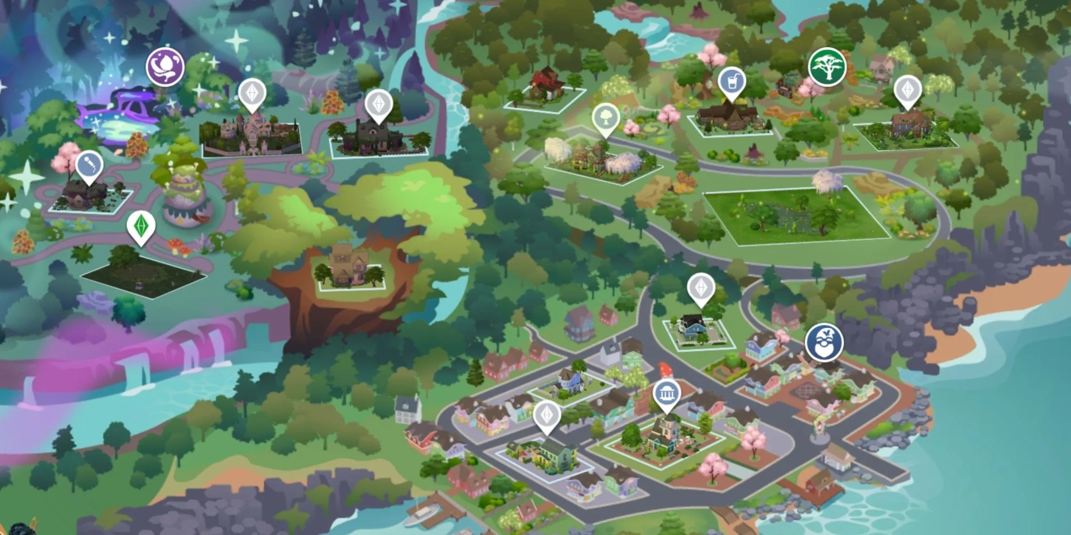 Thung lũng Innisgreen huyền bí của loài tiên trong The Sims 4 Enchanted by Nature