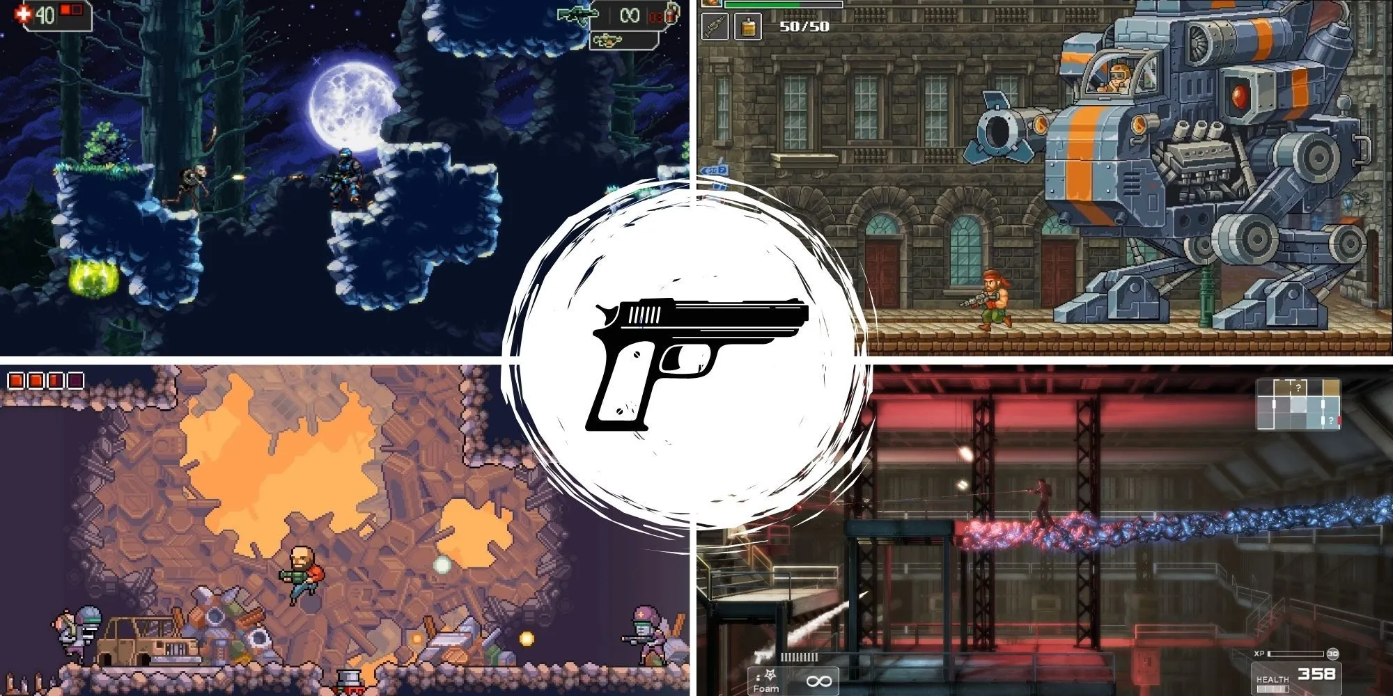 Tổng hợp các tựa game Metroidvania nổi bật có yếu tố bắn súng