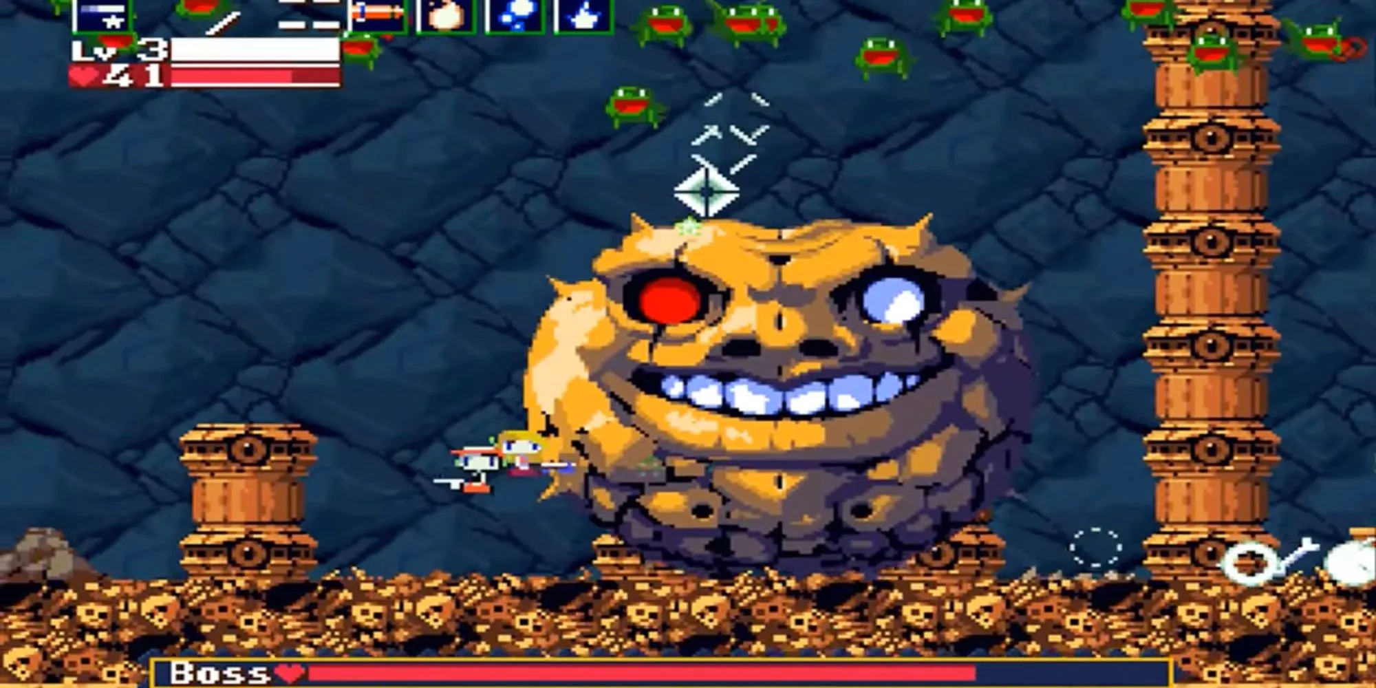 Trận chiến với Ballos trong Cave Story