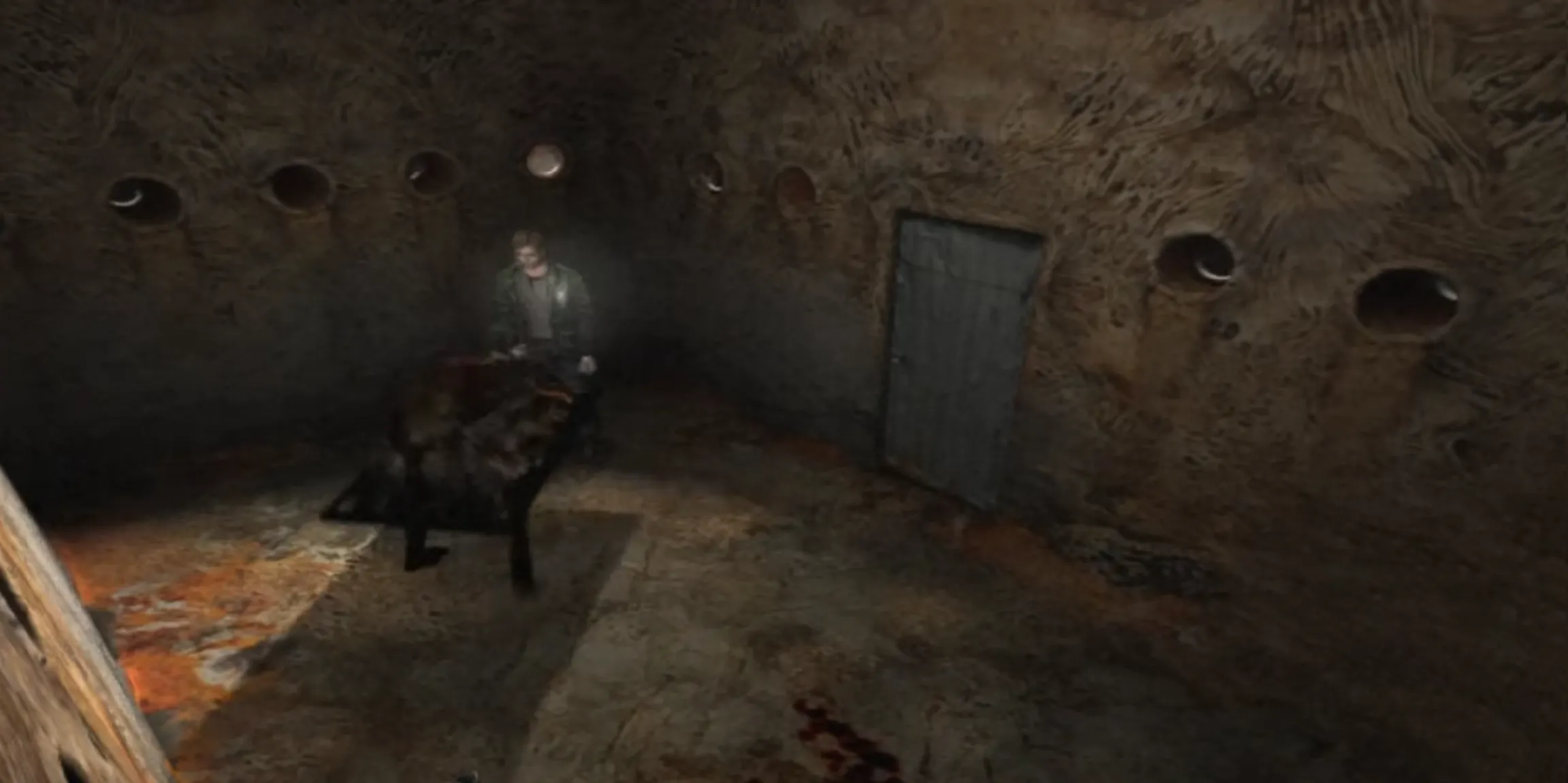 Trùm Abstract Daddy trong game kinh dị Silent Hill 2 trên PS2