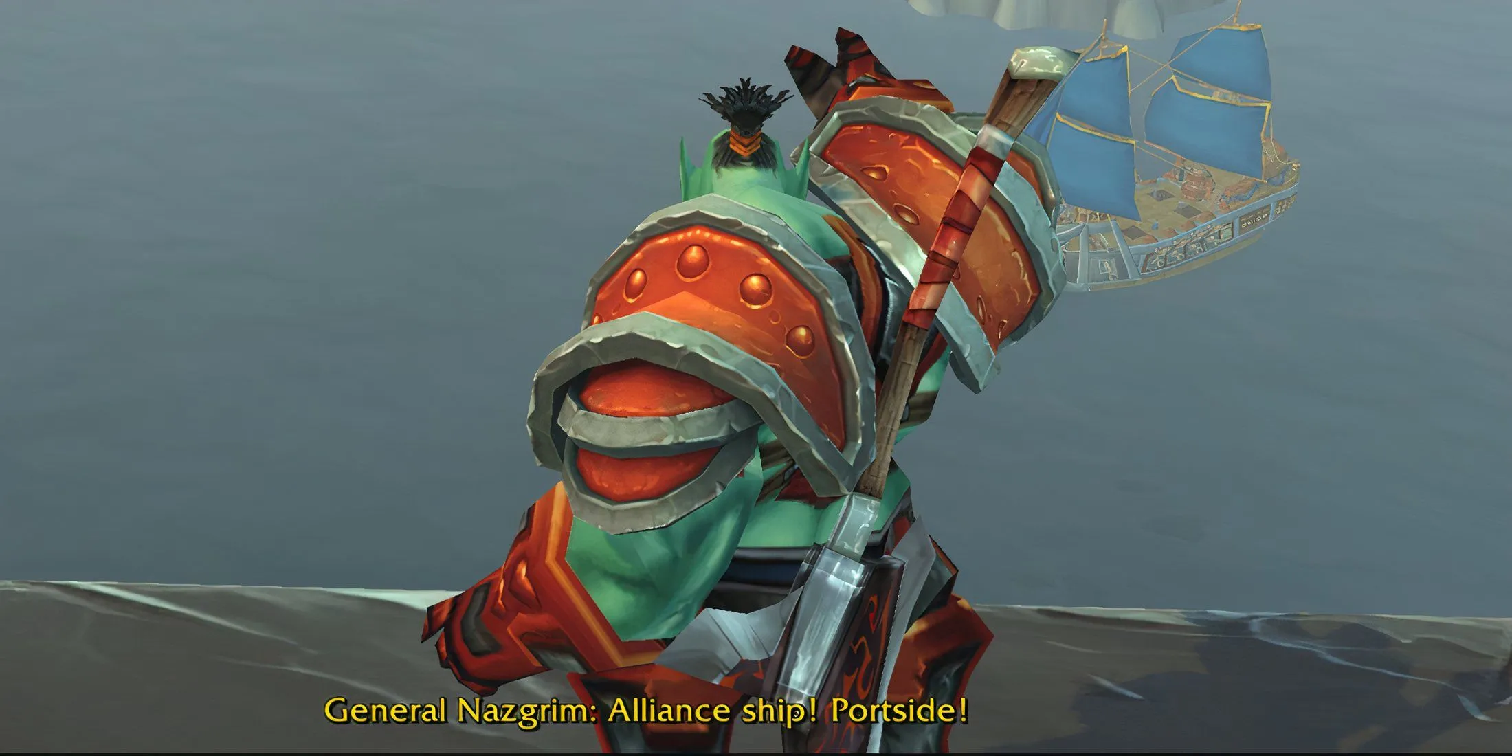 Tướng quân Nazgrim của Horde trong bối cảnh Mists of Pandaria