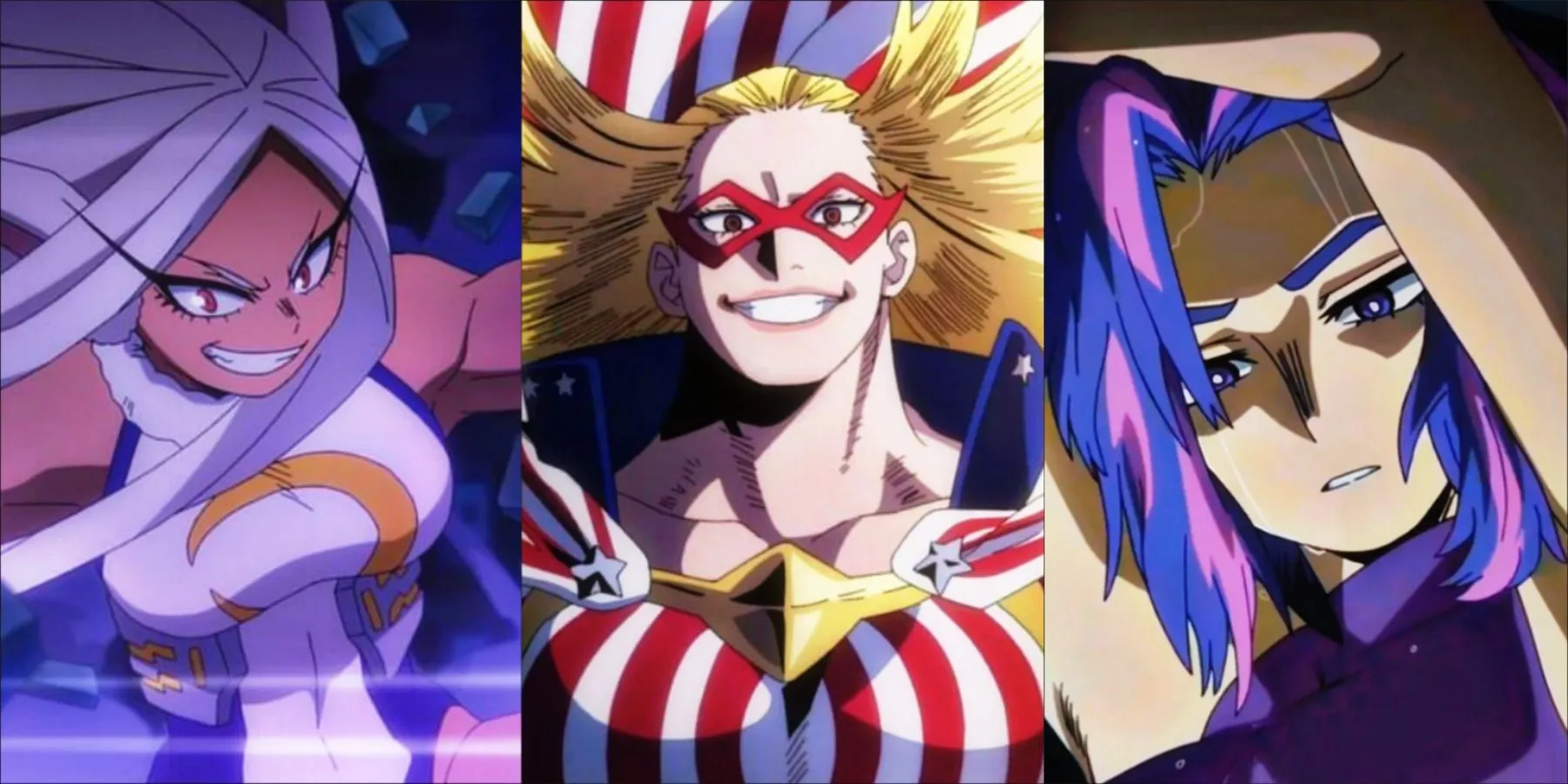 Uwabami và các nữ anh hùng chuyên nghiệp khác trong My Hero Academia