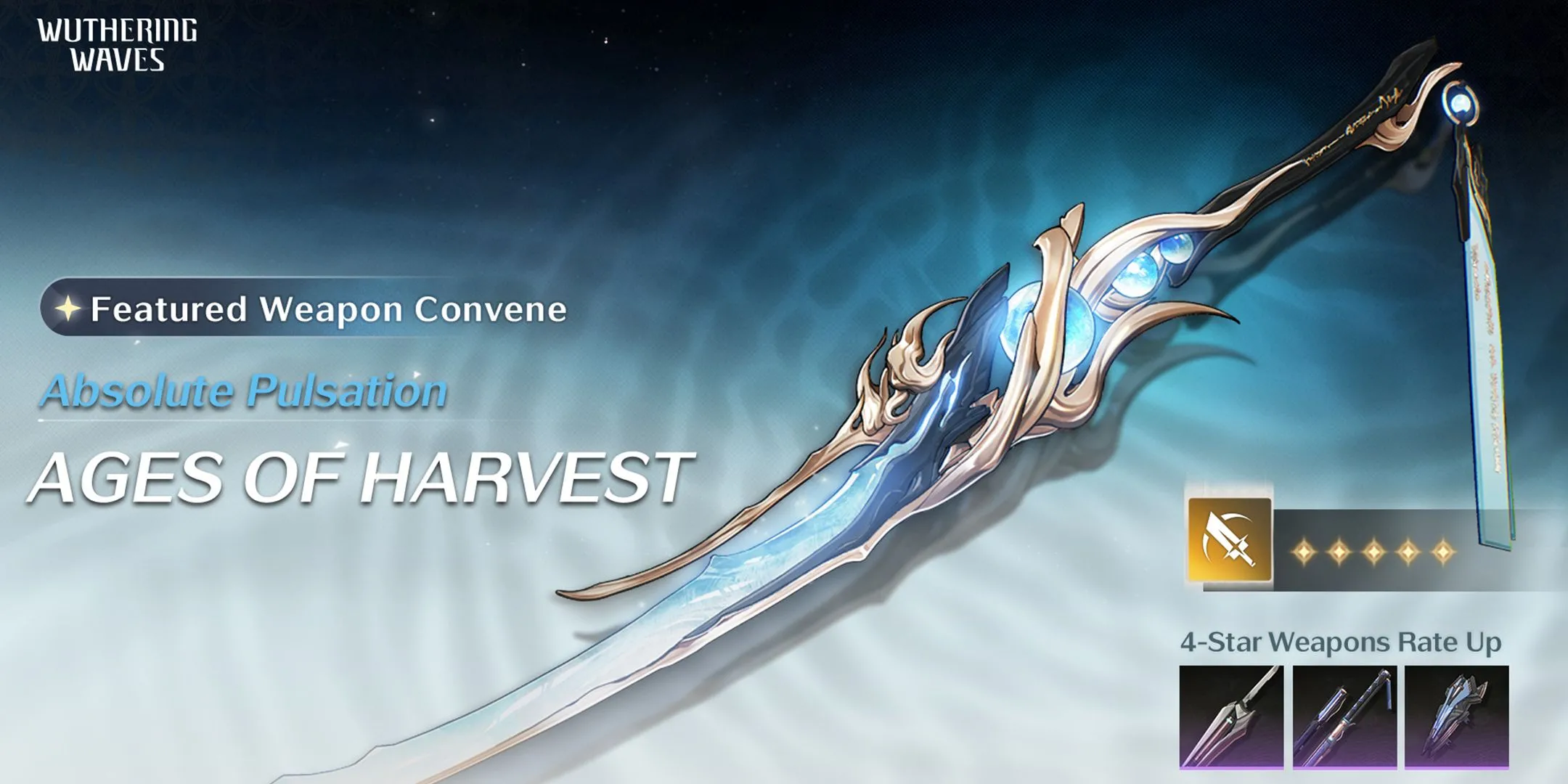 Vũ khí Ages of Harvest xuất hiện cùng Jinhsi Wuthering Waves 1.1