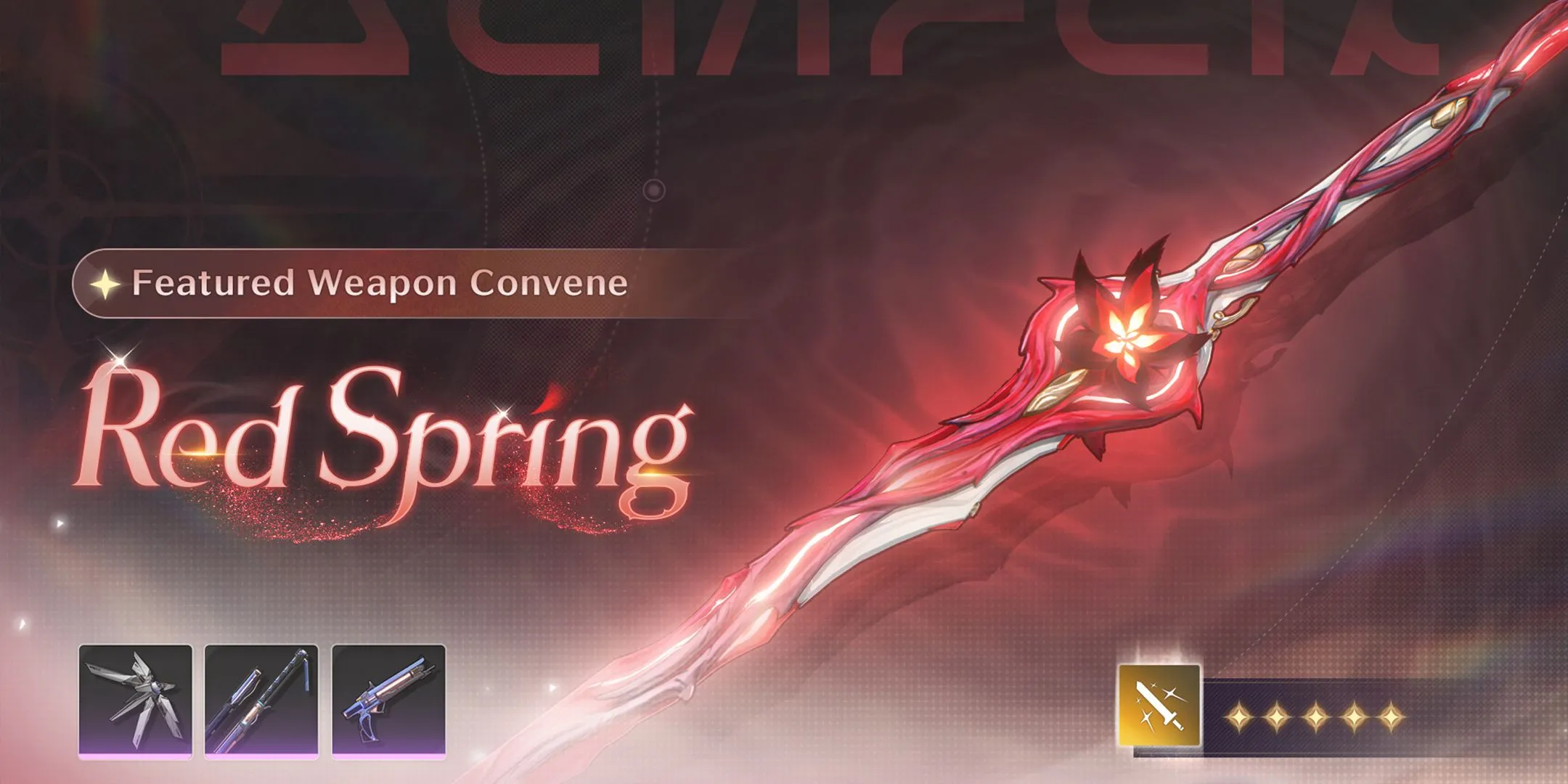 Vũ khí Red Spring xuất hiện cùng Camellya Wuthering Waves 1.4